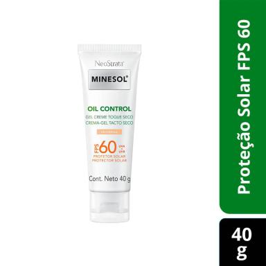 Protetor Solar Facial Oil Control Universal NeoStrata Minesol FPS 60 Gel Creme com 40g