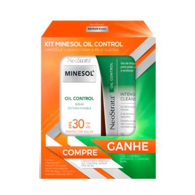 Kit Neostrata Minesol Sérum Oil Control FPS 30 com 40g + Gel de Limpeza Intensive Cleanser com 60ml