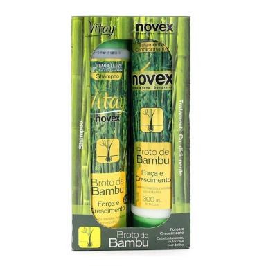 Kit Novex Vitay Broto de Bambu Shampoo + Tratamento Condicionante com 300ml cada