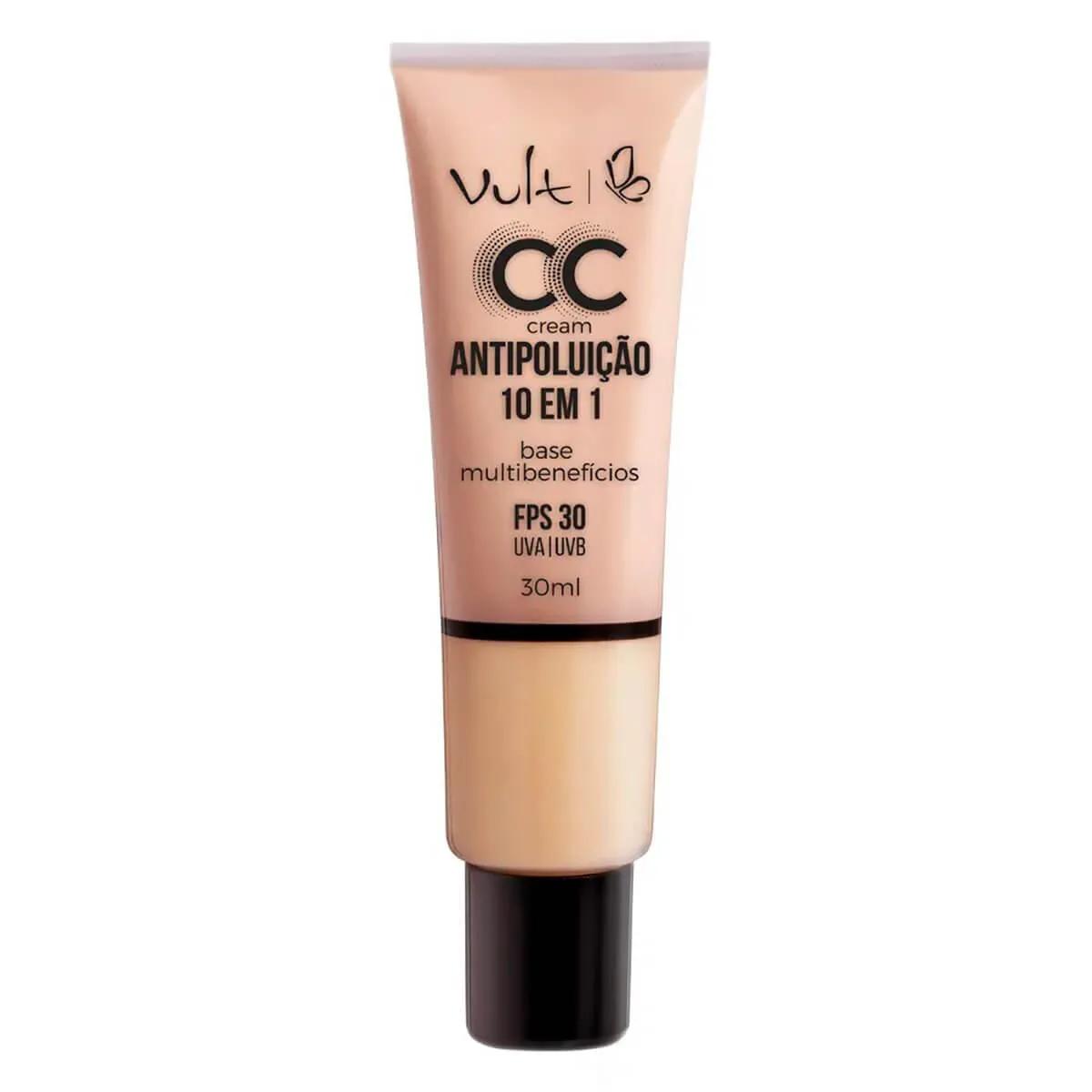 CC Cream Vult Antipoluição Cor MB01 FPS 30 com 30ml