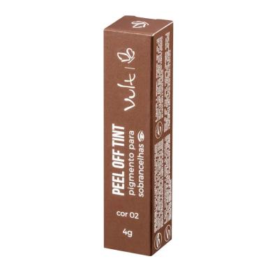 Pigmento para Sobrancelha Vult Peel Off Tint Cor 02 com 4g
