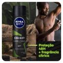Desodorante Aerosol Nivea Men Cartão Ativado Deep Citrus com 150ml