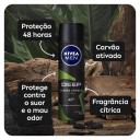 Desodorante Aerosol Nivea Men Cartão Ativado Deep Citrus com 150ml