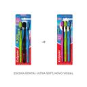 Escova de Dente Colgate Ultra Soft Ultra Macia com 3 unidades
