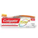 Kit Escova Dental Colgate Slim Soft Advanced + Creme Dental Colgate Total 12 com 90g