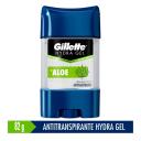 Desodorante Gillette Hydra Gel Aloe Antitranspirante Sem Álcool com 82g