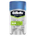 Desodorante Antitranspirante Hydra Gel Gillette Aloe Aplicação Transparente Masculino com 45g