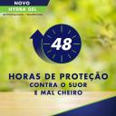 Desodorante Antitranspirante Hydra Gel Gillette Aloe Aplicação Transparente Masculino com 45g