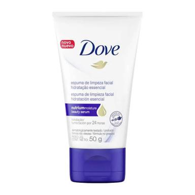 Espuma de Limpeza Facial Dove Hidratação Essencial com 50g