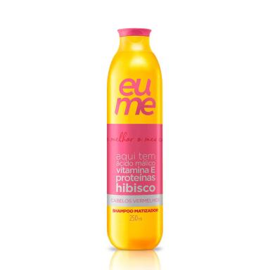 Shampoo EuMe Cabelos Vermelhos Hibisco Matizador com 250ml