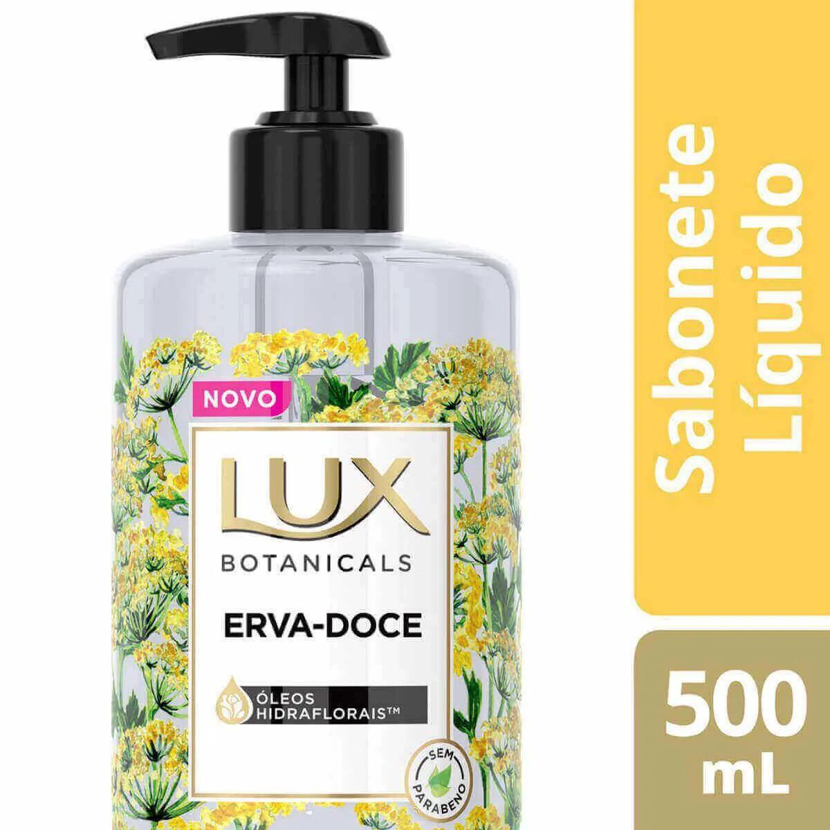Sabonete Líquido para Mãos Lux Botanicals Erva Doce com 500ml