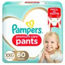 Fralda Pampers Premium Care Pants XXG - 60 Unidades