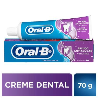 Pasta de Dente Oral-B Escudo Antiaçúcar com 70g