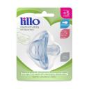 Chupeta de Silicone Lillo Soft Calming Tamanho 2 Azul com 1 unidade