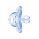 Chupeta de Silicone Lillo Soft Calming Tamanho 2 Azul com 1 unidade