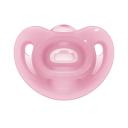 Chupeta Nuk Sensitive 100% Soft Silicone Rosa Tamanho 2 com 1 unidade