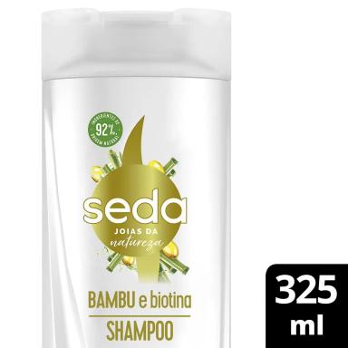Shampoo Seda Recarga Natural Bambu + Biotina com 325ml