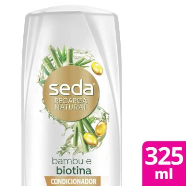 Condicionador Seda Recarga Natural Bambu + Biotina com 325ml