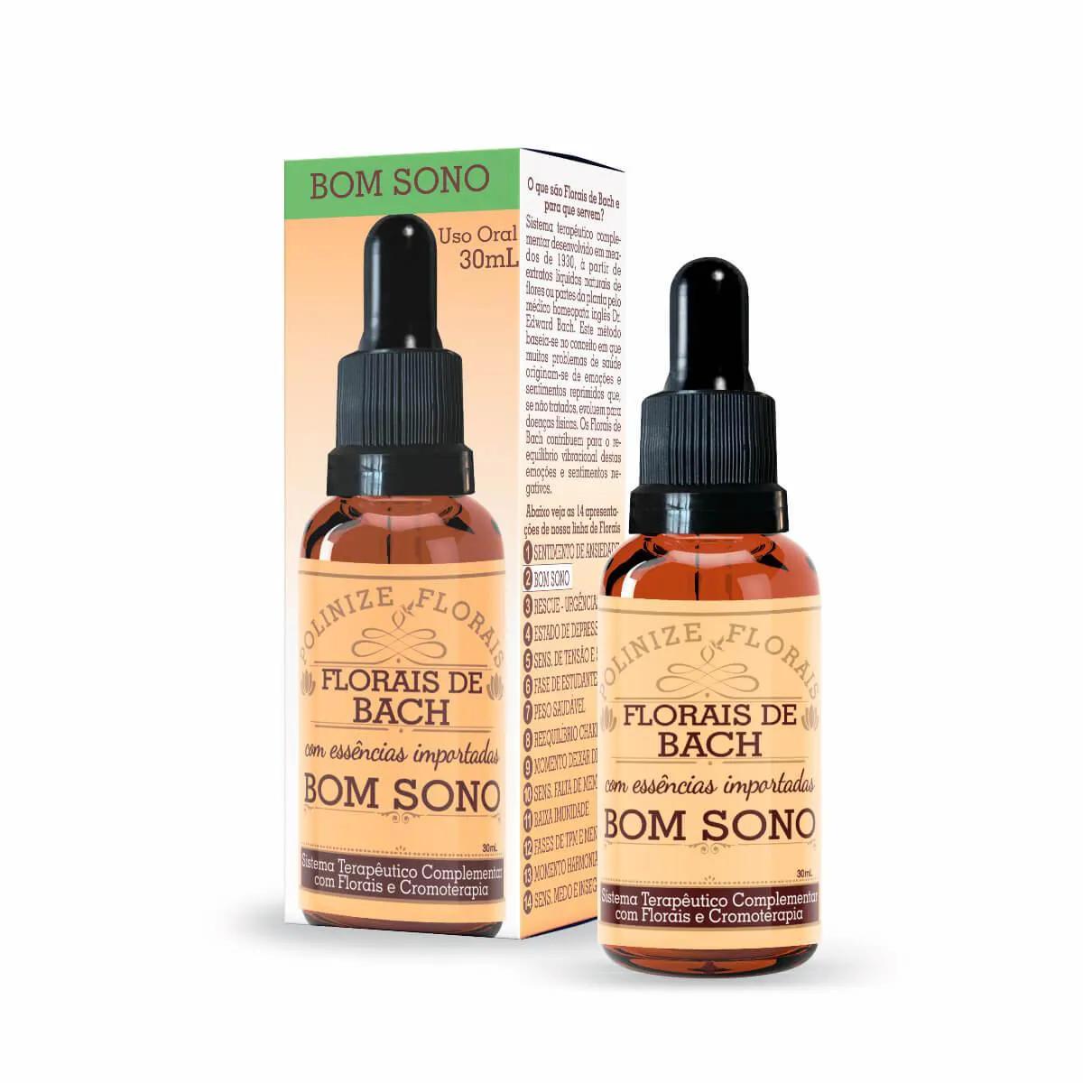 Polinize Florais Bom Sono Florais de Bach com 30ml