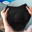 Roupa Íntima Feminina Tena Pants Discreet Black G/EG 8 unidades