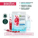 Máscara Facial em Tecido Garnier Hidra Bomb Romã Revitalizante 32g