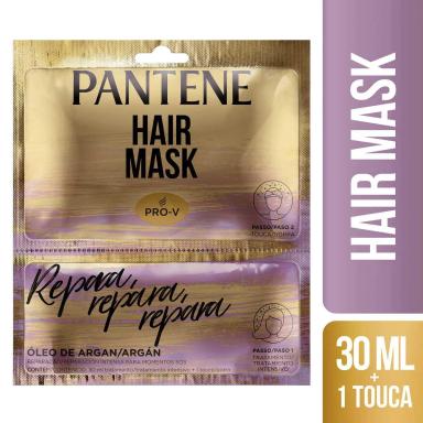 Máscara Capilar Pantene Repara, Repara, Repara Óleo de Argan com 30ml