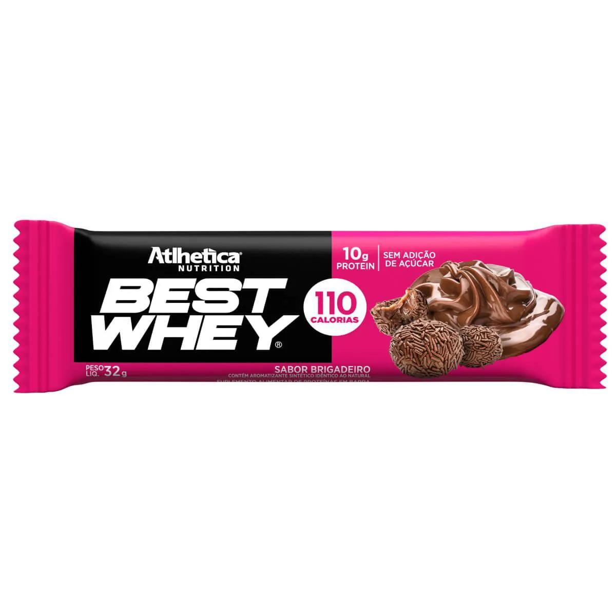 Barra de Proteína Best Whey Atlhetica Nutrition Brigadeiro 32g