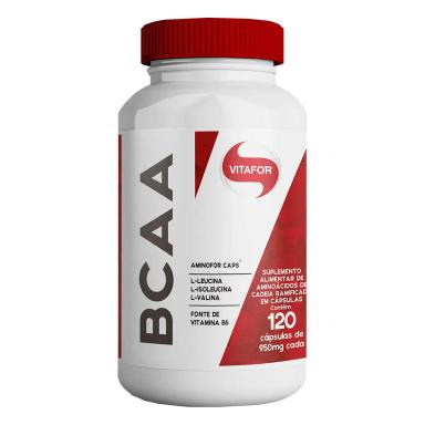 BCAA Vitafor Aminofor 950mg 120 Cápsulas