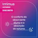 Absorvente Intimus Noturno Discreto Cobertura Suave com Abas com 28 unidades