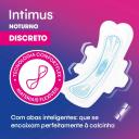 Absorvente Intimus Noturno Discreto Cobertura Suave com Abas com 14 unidades