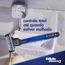 Kit Aparelho de Barbear Gillette Mach 3 Liga dos Campeões Recarregável + 1 cartucho