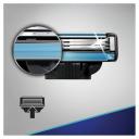 Refil de Carga para Aparelho de Barbear Gillette Mach 3 com 4 unidades