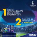 kit Aparelho de Barbear Gillette Prestobarba3 Liga dos Campeões com 6 unidades