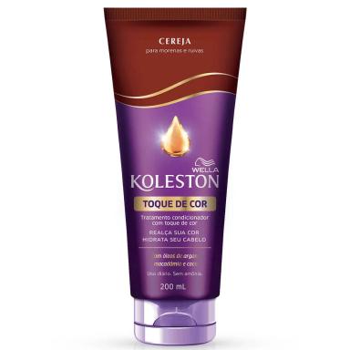 Tratamento Condicionador Koleston com Toque de Cor Cereja 200ml
