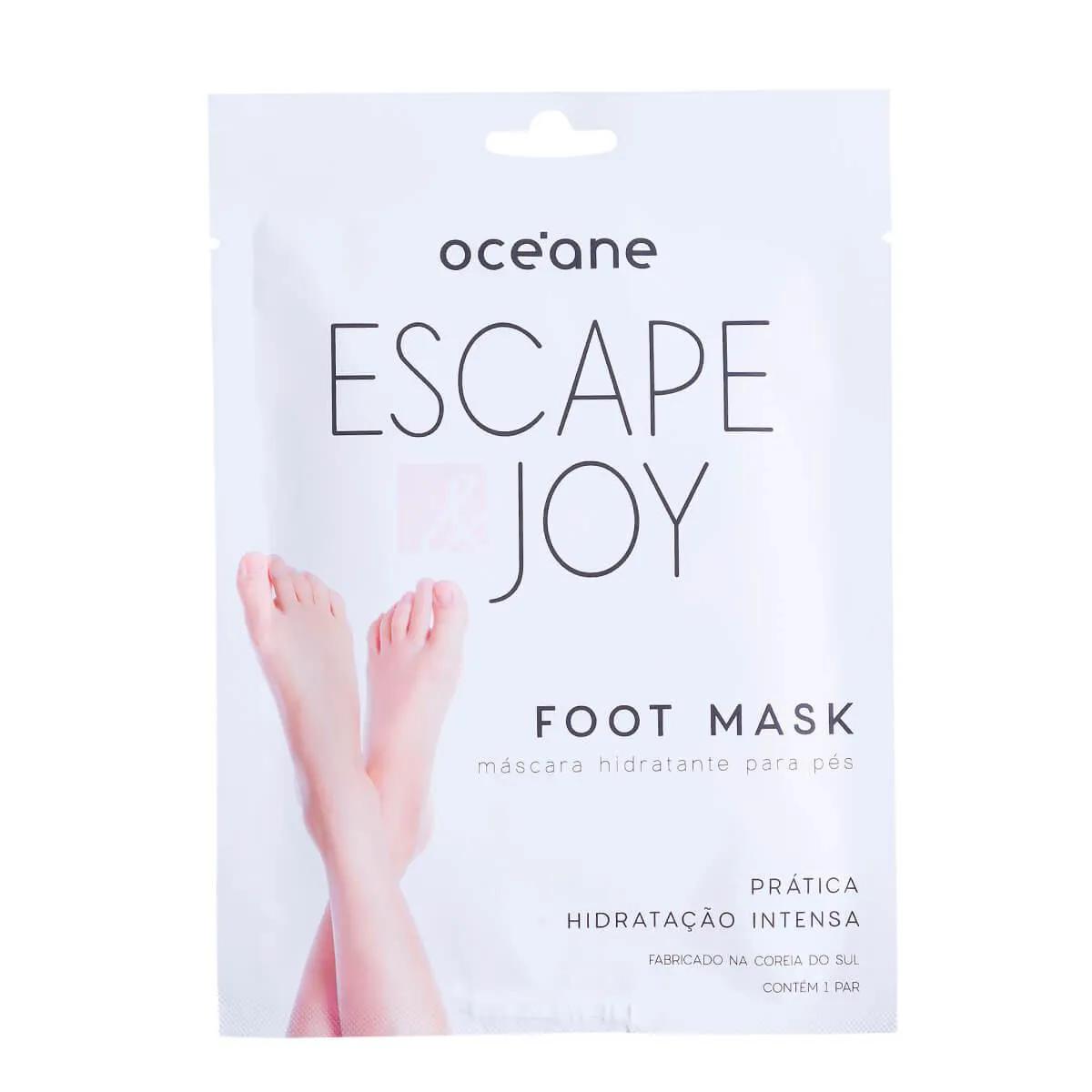 Máscara Hidratante para os Pés Océane Escape & Joy com 1 unidade