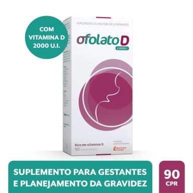 Suplemento Alimentar Ofolato D 2.000UI com 90 comprimidos