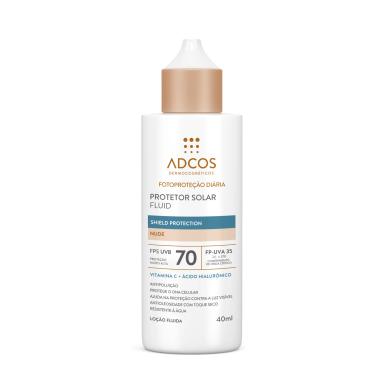 Protetor Solar Fluid Adcos Shield Protection Nude FPS70