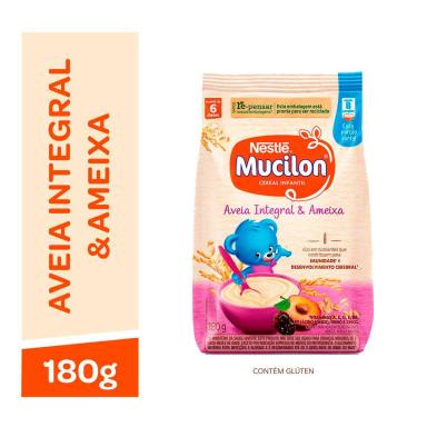 Cereal Mucilon Aveia e Ameixa Infantil com 180g