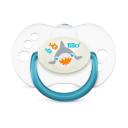 Chupeta Lillo Smart Glow Tubarão Tamanho 2 - maiores de 6 meses Cor Azul com 1 unidade