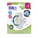Chupeta Lillo Smart Glow Tubarão Tamanho 2 - maiores de 6 meses Cor Azul com 1 unidade