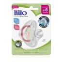 Chupeta Lillo Smart Glow Tubarão Tamanho 2 - maiores de 6 meses Cor Rosa com 1 unidade