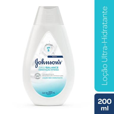 Loção Deo Hidratante Johnson's Daily Balance Hidratação Intensa com 200ml
