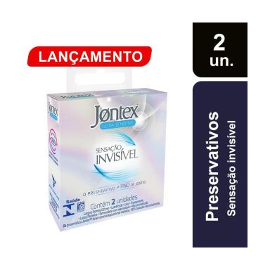Camisinha Jontex Sensação Invisível com 2 unidades
