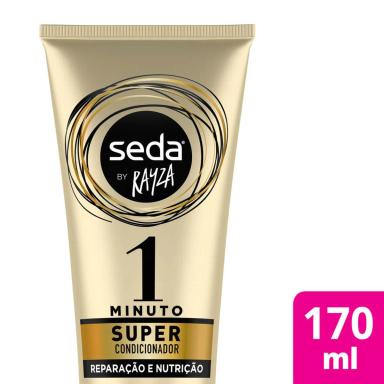 Super Condicionador Seda By Rayza 1 Minuto Reparação e Nutrição com 170ml