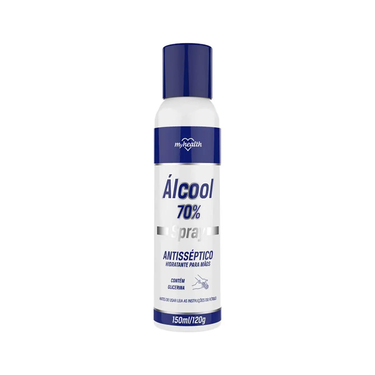 Álcool Spray Antisséptico 70% My Health com 150ml