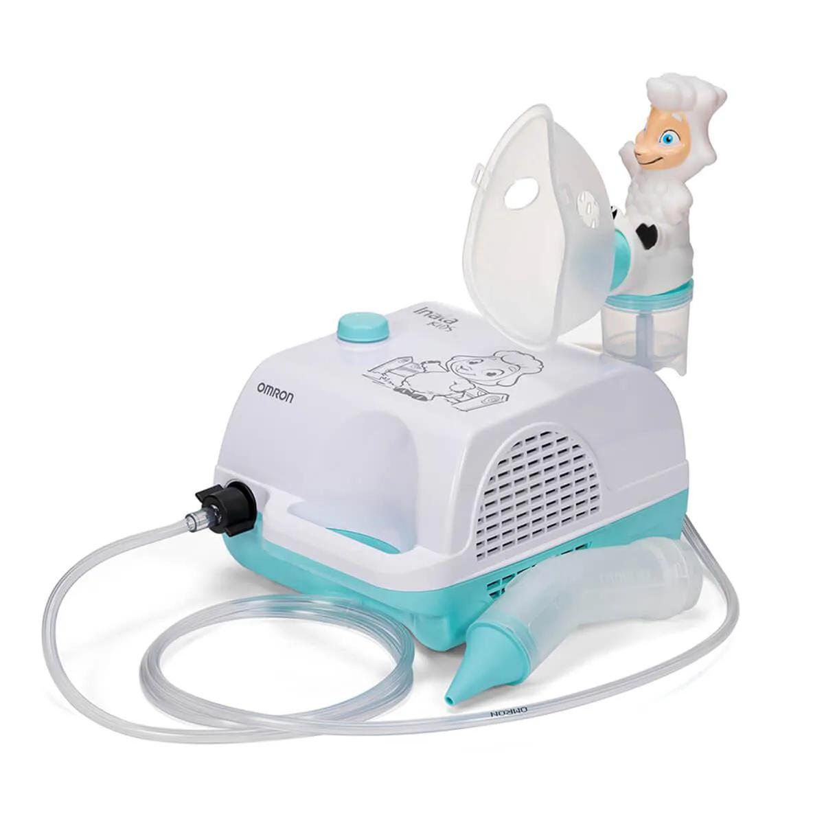 Inalador Compressor e Aspirador Nasal InalaKids Omron com 1 unidade