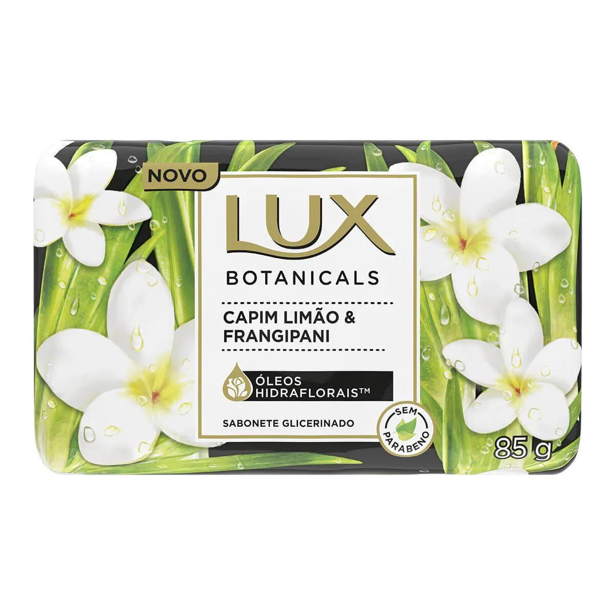 Sabonete em Barra Lux Botanicals Capim Limão & Frangipani com 85g