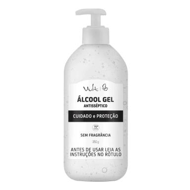 Álcool Gel 70% Antisséptico Vult Sem Fragrância com 350g