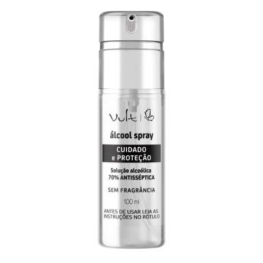 Álcool Spray Antisséptico 70% Vult Sem Fragrância com 100ml