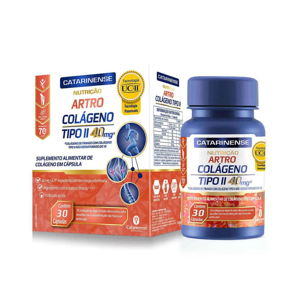 Colágeno Tipo II Artro 40mg com 30 cápsulas